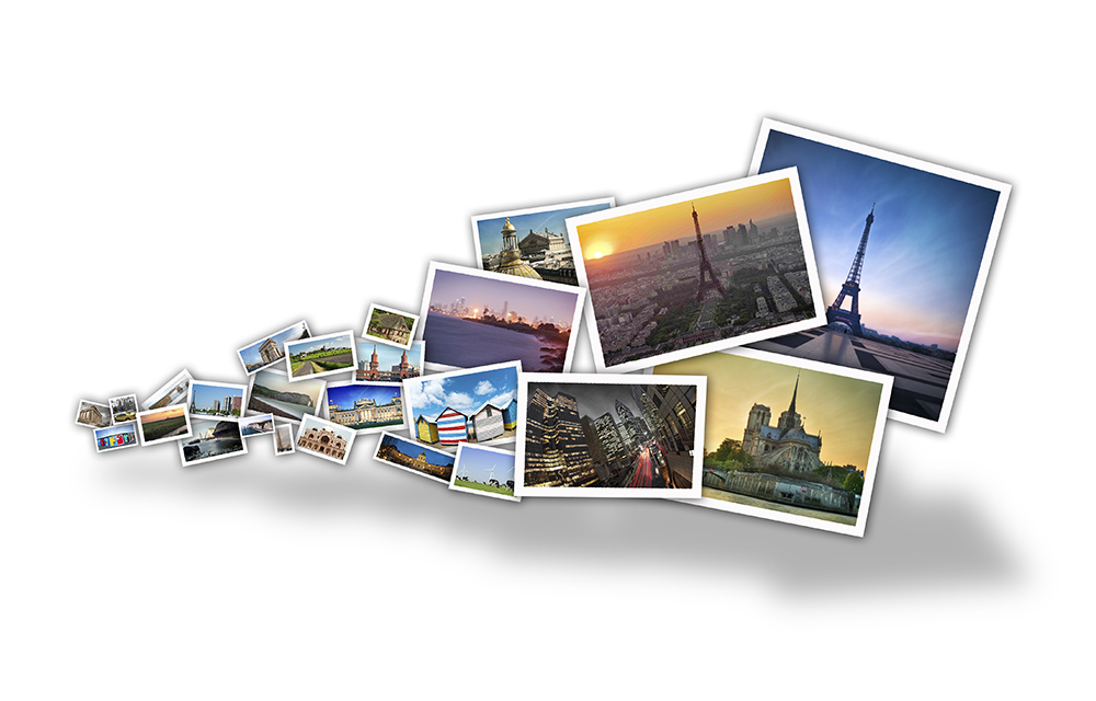 Des photos sur papier